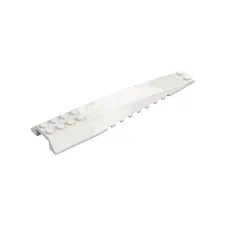 LEGO 4x White Wedge 16 x 4 Triple Curved with Reinforcements inv.630