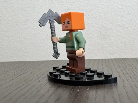 LEGO Alex Minecraft mini figure shovel mini fig girl character
