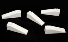 5 LEGO White 4x1 Slope 18° angle sloped brick roof 1x4 angled 60477 4515359