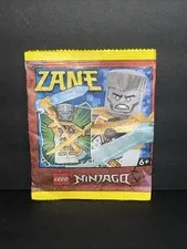 New Lego Zane Minifigure Paperbag Paper Bag 892306 Ninjago Golden