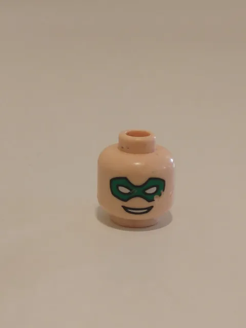 RARE! Robin 2006 Batman I Lego Minifigure Head 7783 7785 Bat009 Bat025 Vintage!