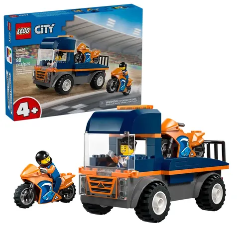 LEGO City  Motorcycle Transporter (88 Pieces) 60491 2026
