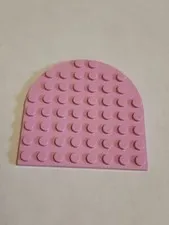 LEGO Rounded End Half Plate Bright Pink 8x8 Part 41948