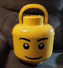 Lego Sort & Store X-Large 12" Yellow Head Sorting & Storage Carrying case, 2013