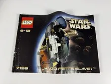 LEGO Star Wars 7153 Jango Fett's Slave I Illustrated Instruction Manual Booklet