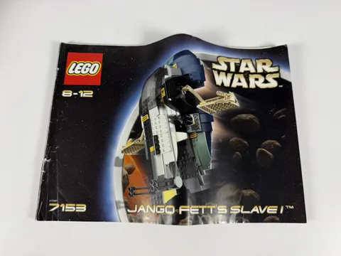 LEGO Star Wars 7153 Jango Fett's Slave I Illustrated Instruction Manual Booklet