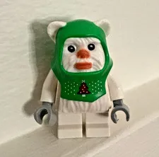 LEGO Ewok Holiday Outfit Minifigure sw1298 75366 Star Wars Lot Rare Retired