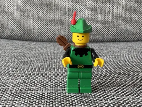 Vintage Lego Forestman Minifigure cas321 6071 Castle Forestmen