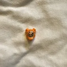 LEGO Orange Minifigure Head Printed Face, Plastic, 1 Piece
