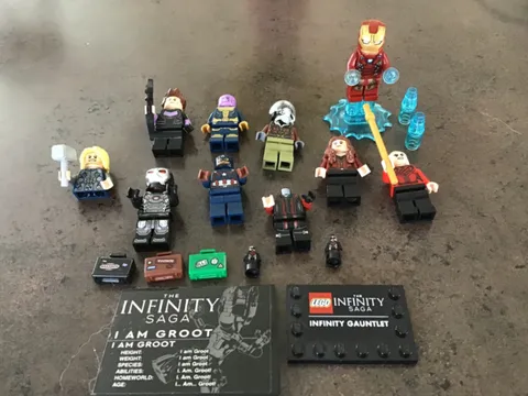 Lego Marvel Super Heroes Minifigures Lot - Ironman, Thanos, War-Machine Etc