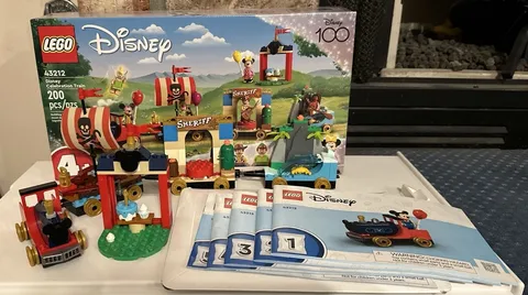 LEGO Disney: Disney Celebration Train ONLY (43212) w/ Box & Manuals (No Figs)