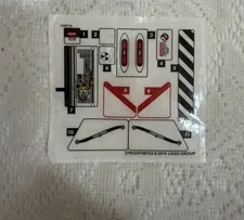 LEGO sticker sheet for the Ghostbusters Ecto-1 & 2 set (2016)Set Number: 75828