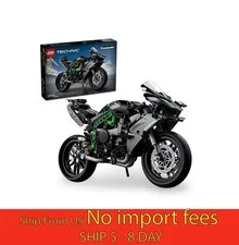 LEGO Technic Kawasaki Ninja H2R Motorcycle Model Kit 42170 Toy Gift 643pc...(wa)