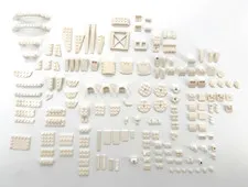 LEGO White Bricks Replacement Various Parts 150 + Pieces