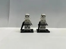 x2 Lego Star Wars Minifigure Sandtrooper Yellow/Orange Pauldron 9490 sw0364