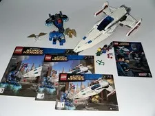LEGO 76028 DC Justice League Darkseid Invasion - 100% complete & manual