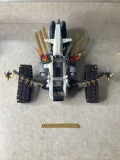 Incomplete- LEGO NINJAGO: Ultra Sonic Raider (9449) Vehicle- For Parts