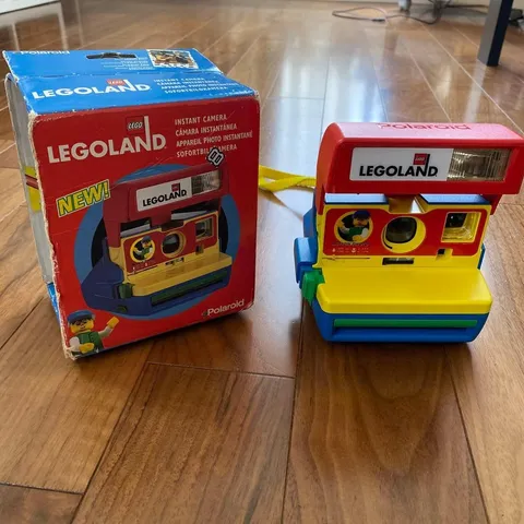 LEGO LAND Instant Camera Polaroid Toy Red Blue Yellow Box Complete Set Hobby