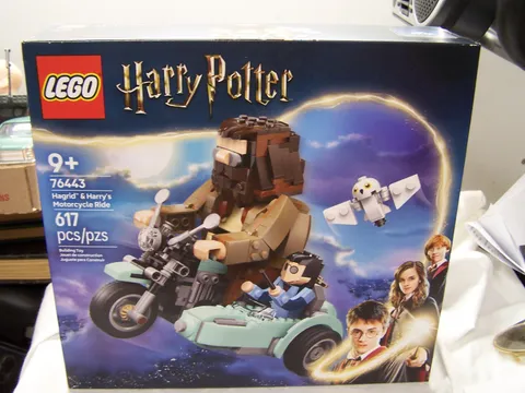 "NEW" LEGO Harry Potter Hagrid & Harry's Motorcycle Ride Set 76443, 617 Pieces