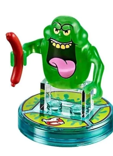 LEGO Slimer Minifigure 71241 Ghostbusters DIMENSIONS Minifigures Stand Toy Tag