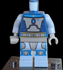 Lego Pre Vizsla Minifigure Missing Helmet Cape Torso Crack Star Wars R04