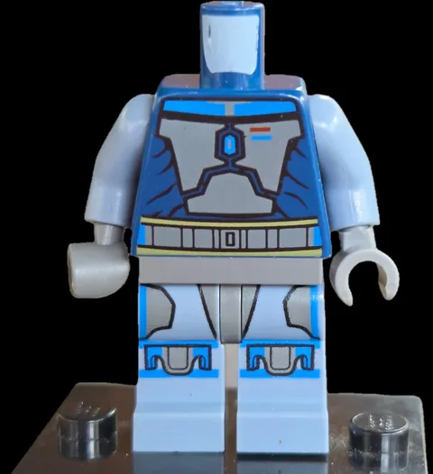Lego Pre Vizsla Minifigure Missing Helmet Cape Torso Crack Star Wars R04