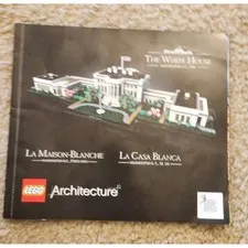 LEGO Architecture 21054 The White House Instruction Manual Booklet Only
