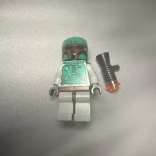 LEGO Star Wars Boba Fett Minifigure - Gray Suit (sw0002) very good condition!