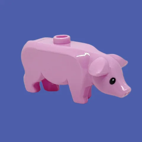 Lego Animals Rare Pink Mama Pig Minifigure New