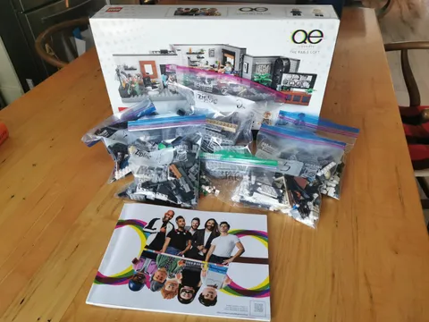 LEGO Icons: Queer Eye - The Fab 5 Loft (10291) Complete Set w Box & Instructions