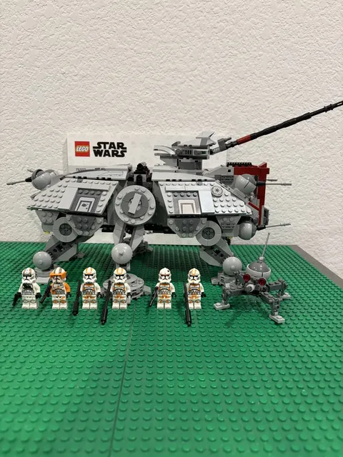 LEGO Star Wars AT-TE Walker 75337 W/ Custom Waxer and Boil Read Desc