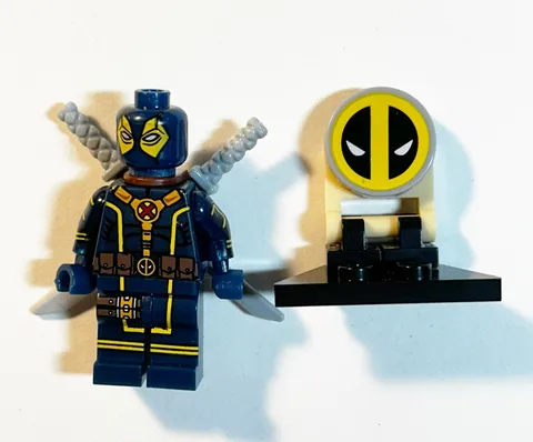 Lego-like Marvel X-Force DEADPOOL BLUE - Minifigure Custom X-Men