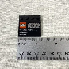 Retired LEGO Star Wars Black Tile Sebulba's Podracer Tatooine / Set 9675