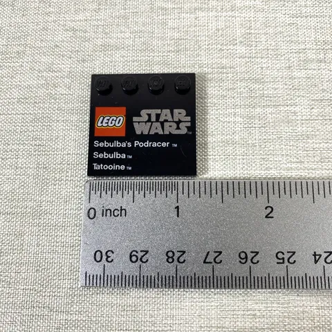 Retired LEGO Star Wars Black Tile Sebulba's Podracer Tatooine / Set 9675