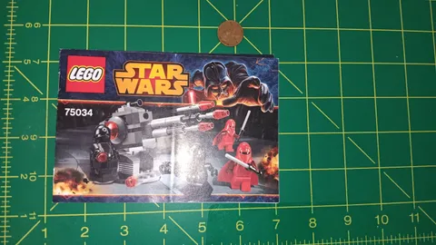LEGO Star Wars 75034 Instruction Manual Loose Folded Creased Paper Guide Only