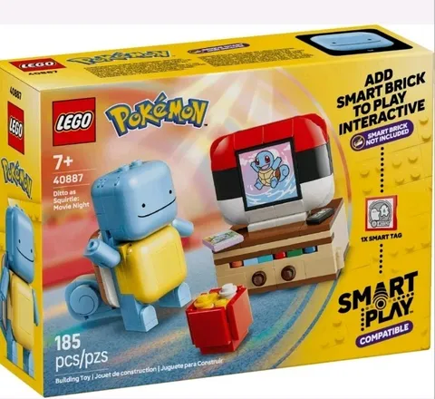 LEGO 40887 Pokémon SMART Play Ditto as Squirtle Movie Night Pokèmon Center new