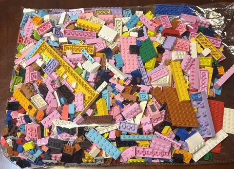Lego Toy Lot Bulk 3 Lbs Mixed Building Bricks Blocks Parts Pieces Rinsed