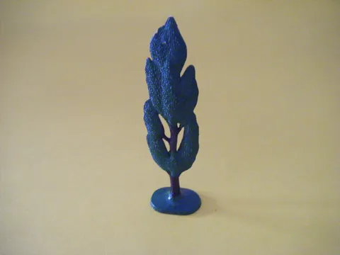 LEGO Vintage Flat Painted Cypress Tree solid base FTCypr 1958-62 700-13 810