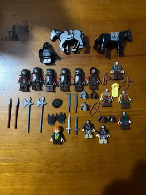 lego lord of the rings mini figure and accessories bulk lot