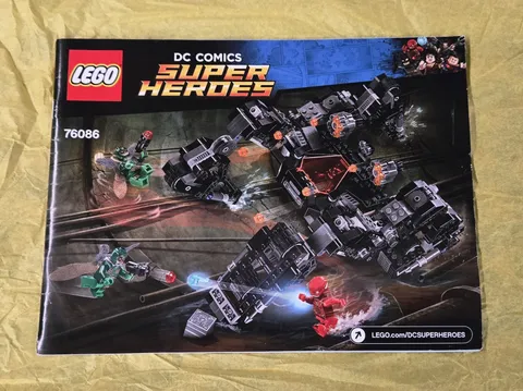 LEGO DC SUPER HEROES 76086 KNIGHTCRAWLER TUNNEL ATTACK INSTRUCTION MANUAL ONLY