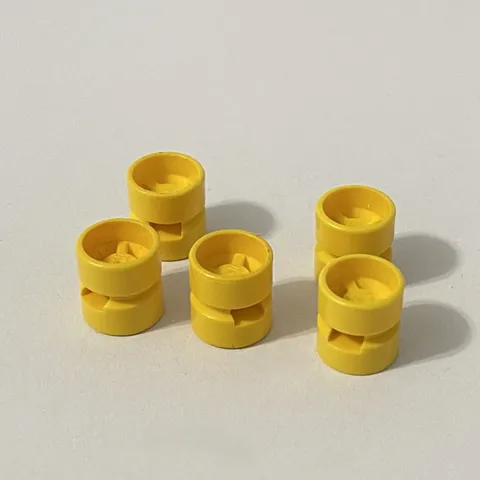 Lego 6014 Yellow Replacement Add-on Pieces Parts Lot of 5