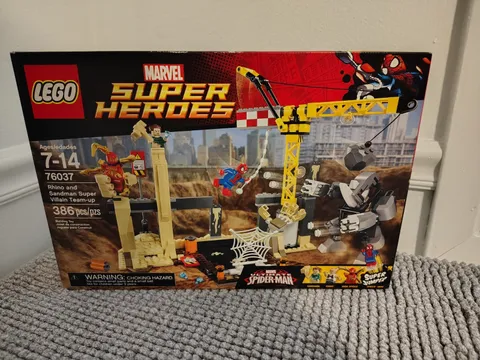 LEGO Marvel: Rhino and Sandman Super Villain Team-Up (76037) NIB Sealed
