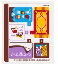 LEGO STICKER SHEET 41182 CAPTURE SOPHIE JONES from set New & Genuine
