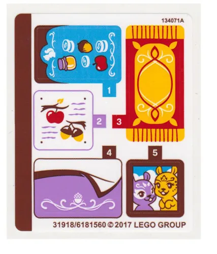 LEGO STICKER SHEET 41182 CAPTURE SOPHIE JONES from set New & Genuine