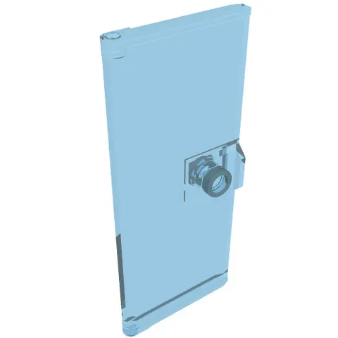 5x LEGO® Part 80683 - Door 1 x 3 x 6 with Stud Handle