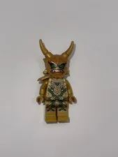 Lego Ninjago Golden Oni Lloyd Crystallized 2022 RARE Golden Ultra Dragon 71774