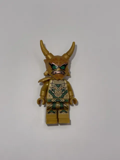 Lego Ninjago Golden Oni Lloyd Crystallized 2022 RARE Golden Ultra Dragon 71774