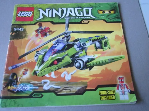 Lego Ninjago 9443 Building Instructions Instruction Masters of Spinjitzu 