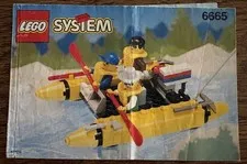 VTG Lego System 6665 River Runners Instruction Manual Booklet Only 1994