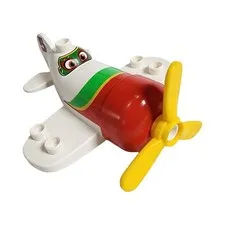LEGO Duplo Disney Planes El Chupacabra Propeller Plane Red White Green 10510